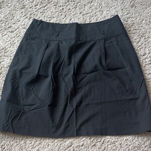 New York & Company Elegant Black A-Line Skirt
